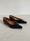 Ema Bow Flat in Black Size 40