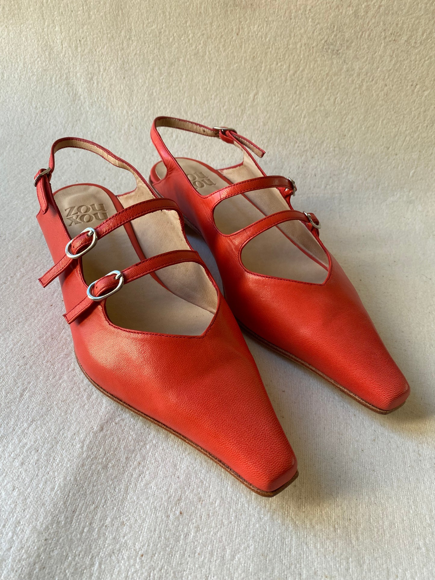 Cata Slingback in Tomato Size 39