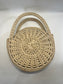 Woven Circular Bag Starburst Pattern