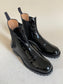 Nerea Boot in Black Patent Size 40