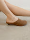 Charo Clog in Cortado Suede