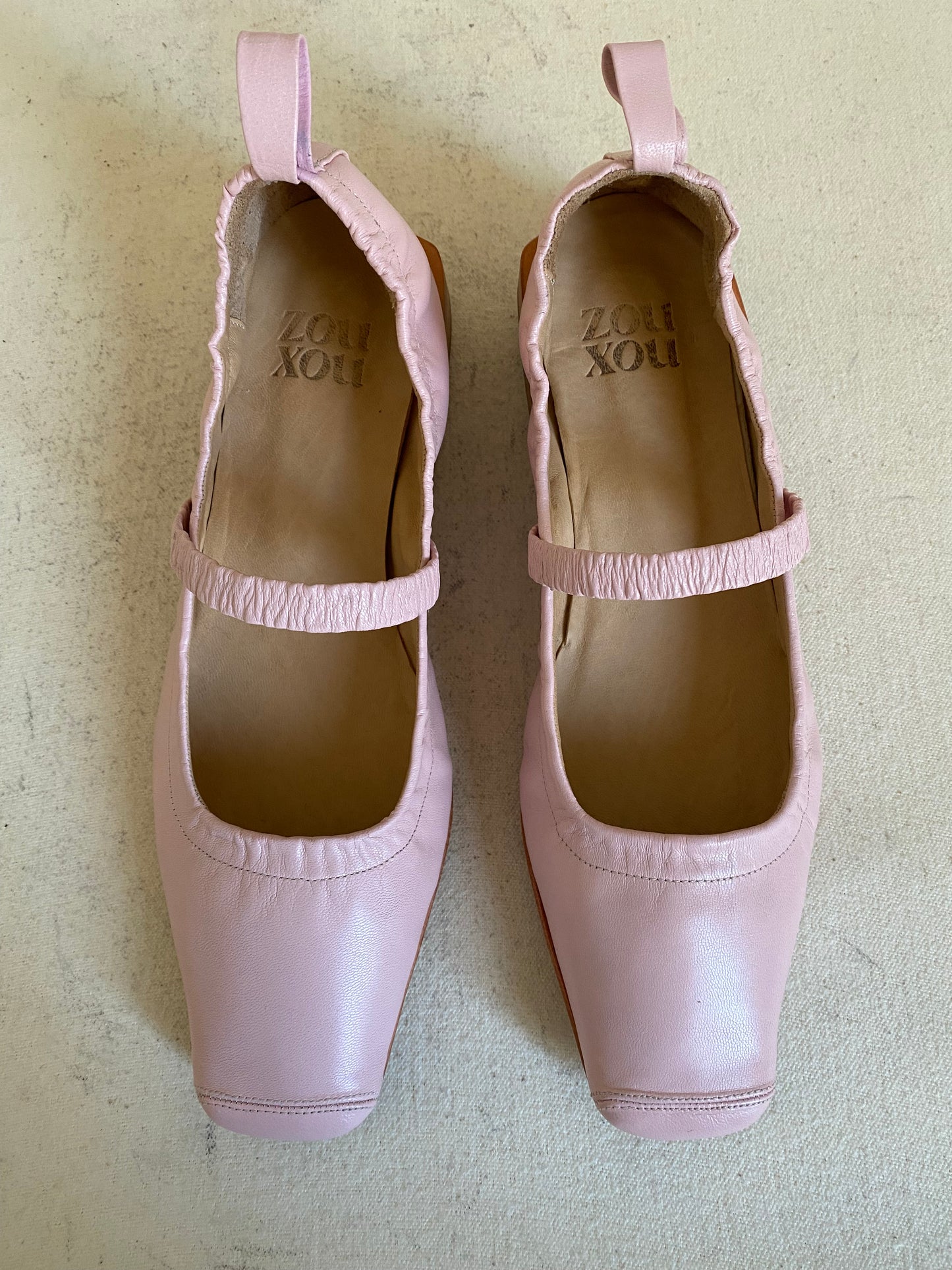 Simona Mary Jane in Pale Pink Size 38