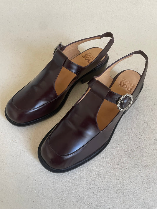 Diega in Tannat Size 39