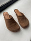 Charo Clog in Vison Size 40