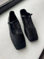 Juana Flat in Black Size 40