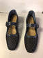 Eugenia Flat in Indigo Mesh Size 38