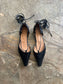 Paloma Flat in Black Size 38