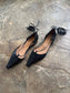 Paloma Flat in Black Size 38