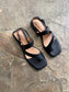 Anto Sandal in Black Size 42