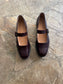 Uchi Flat in Tannat Size 40