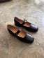 Uchi Flat in Tannat Size 40