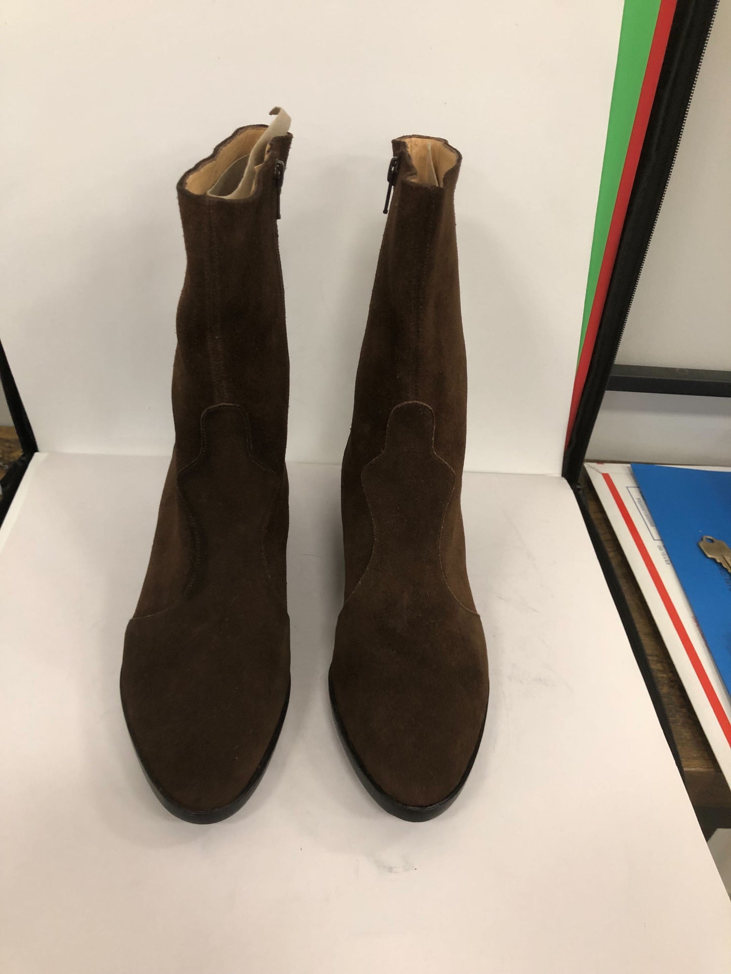 Guada Boot in Coffee Suede Size 37