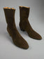 Guada Boot in Coffee Suede Size 42