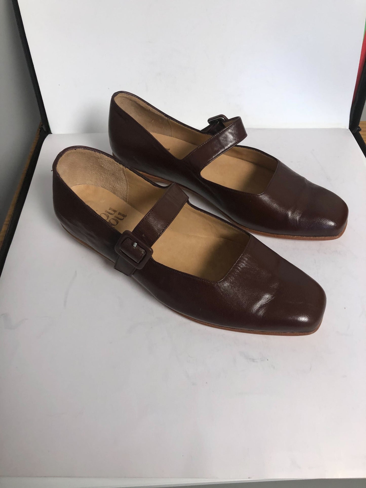 Eugenia Flat in Hazelnut Size 40