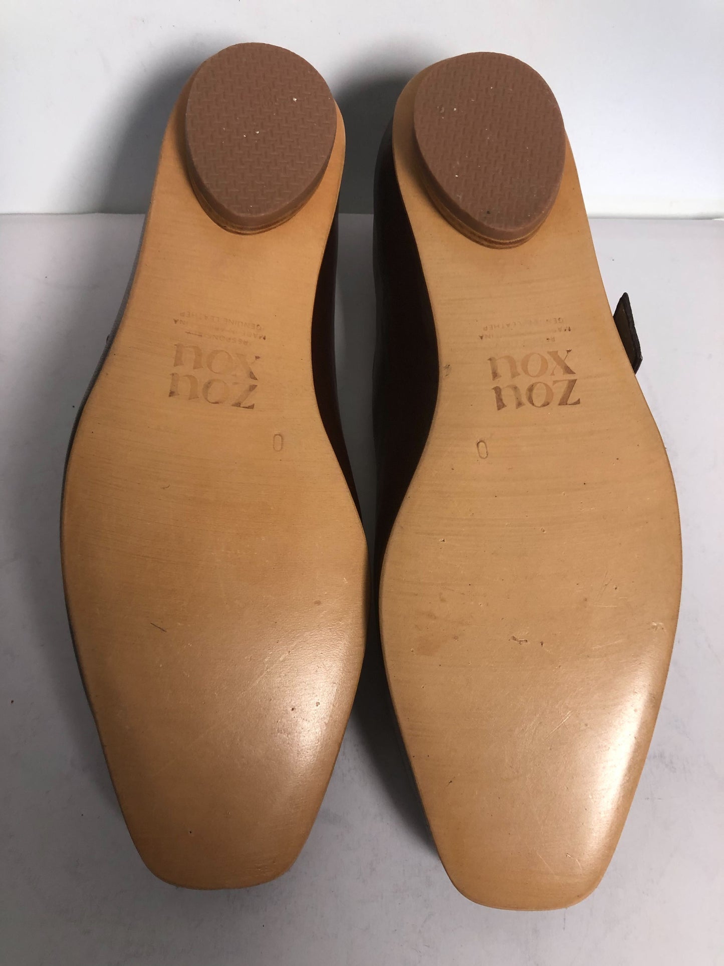 Eugenia Flat in Hazelnut Size 40