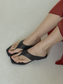 Nara Thong Sandal in Black