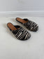 Charo Clog in Zebra Size 40