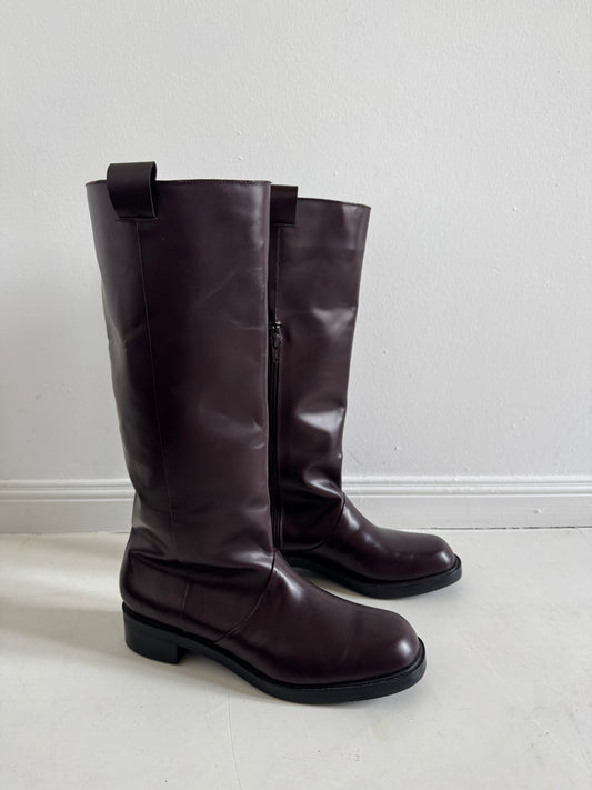 Charly Riding Boot in Tannat Size 40