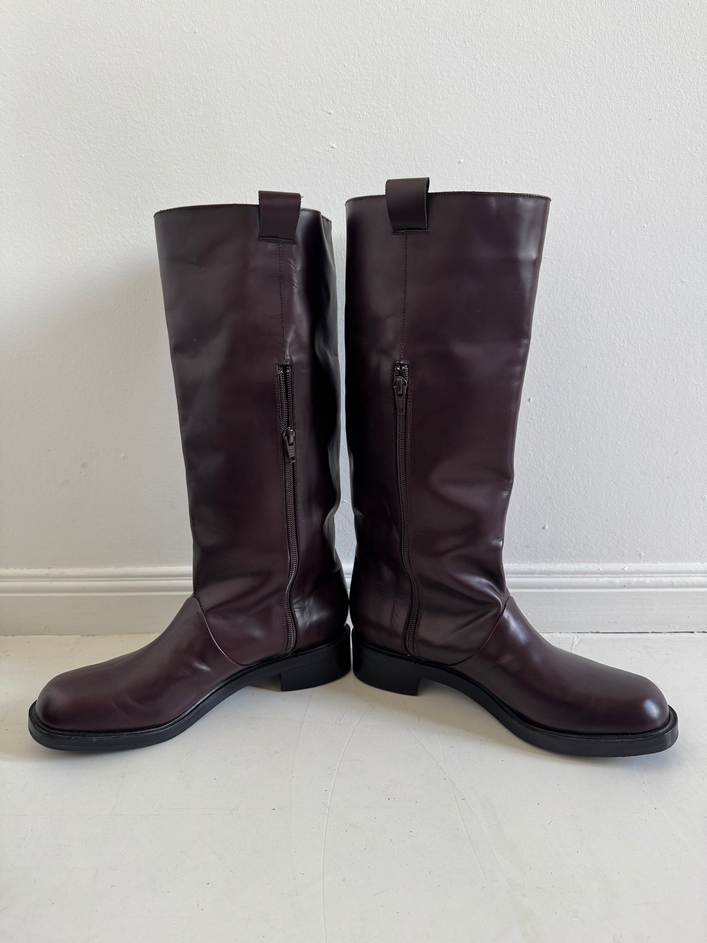 Charly Riding Boot in Tannat Size 40