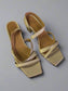 Delfina Sandal in Marfil Size 38