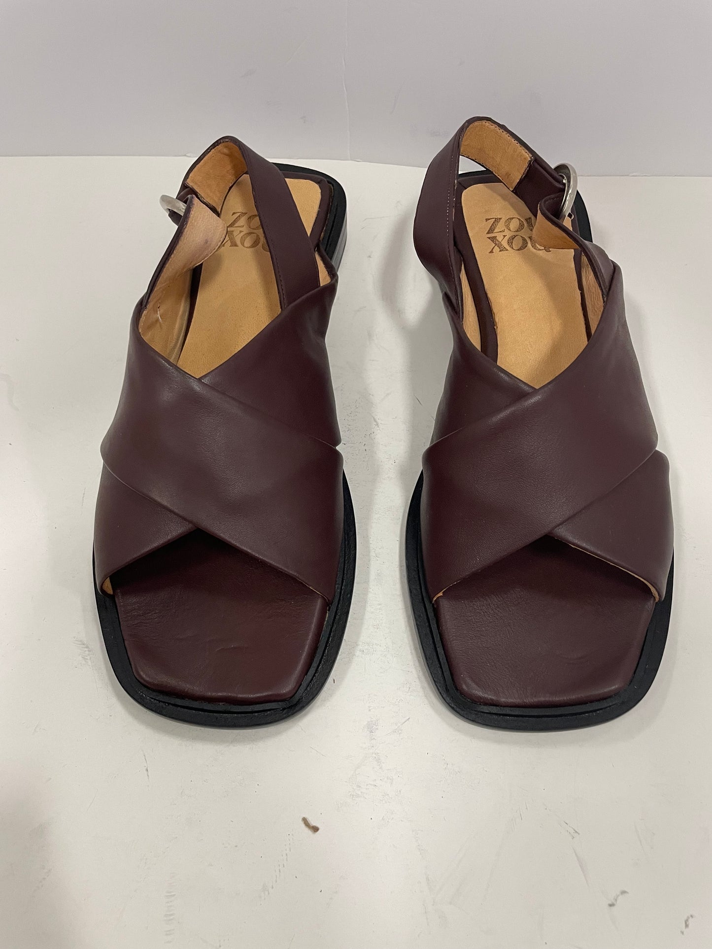 Mabel Sandal in Plum Size 39