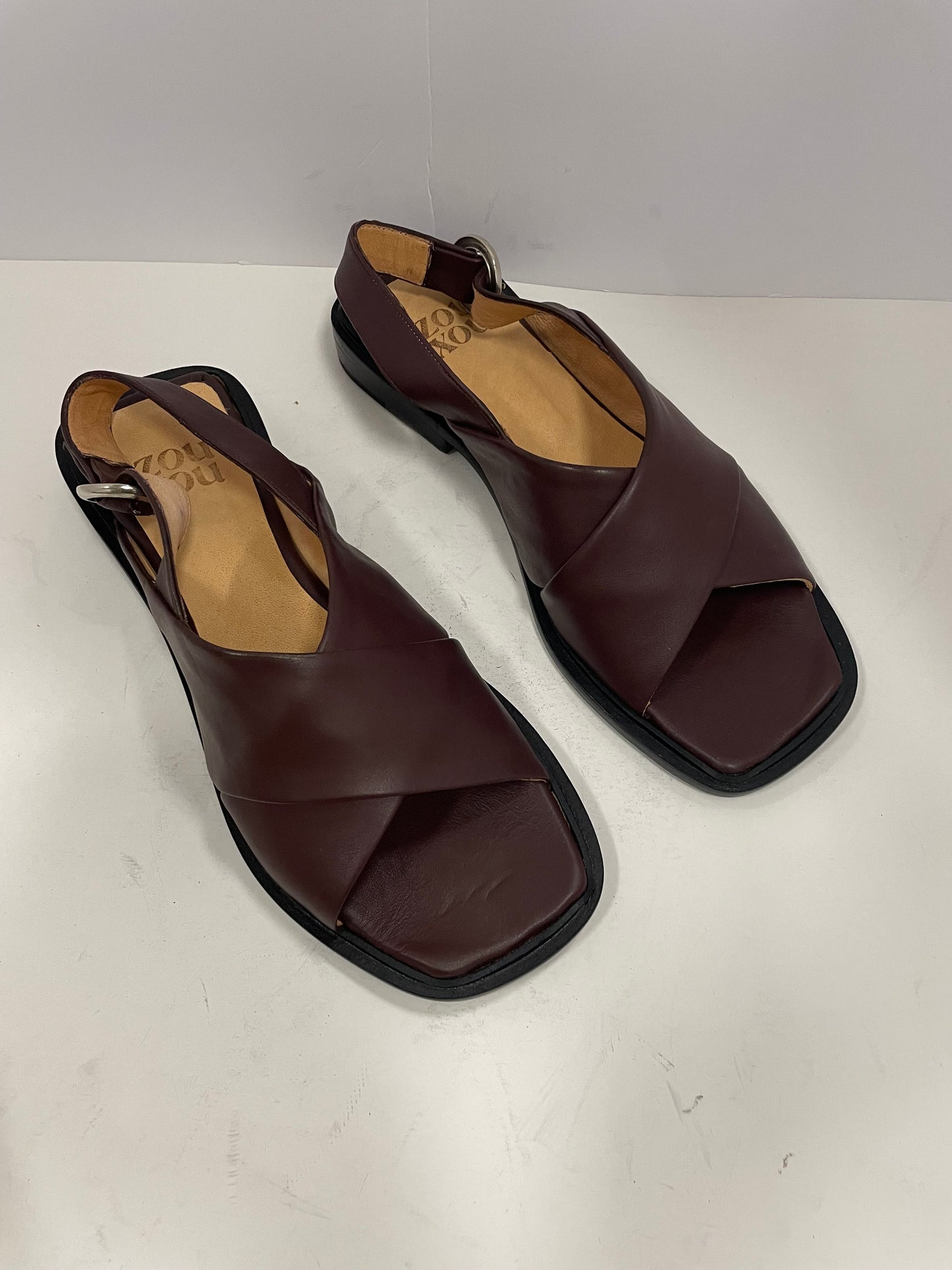 Mabel Sandal in Plum Size 39
