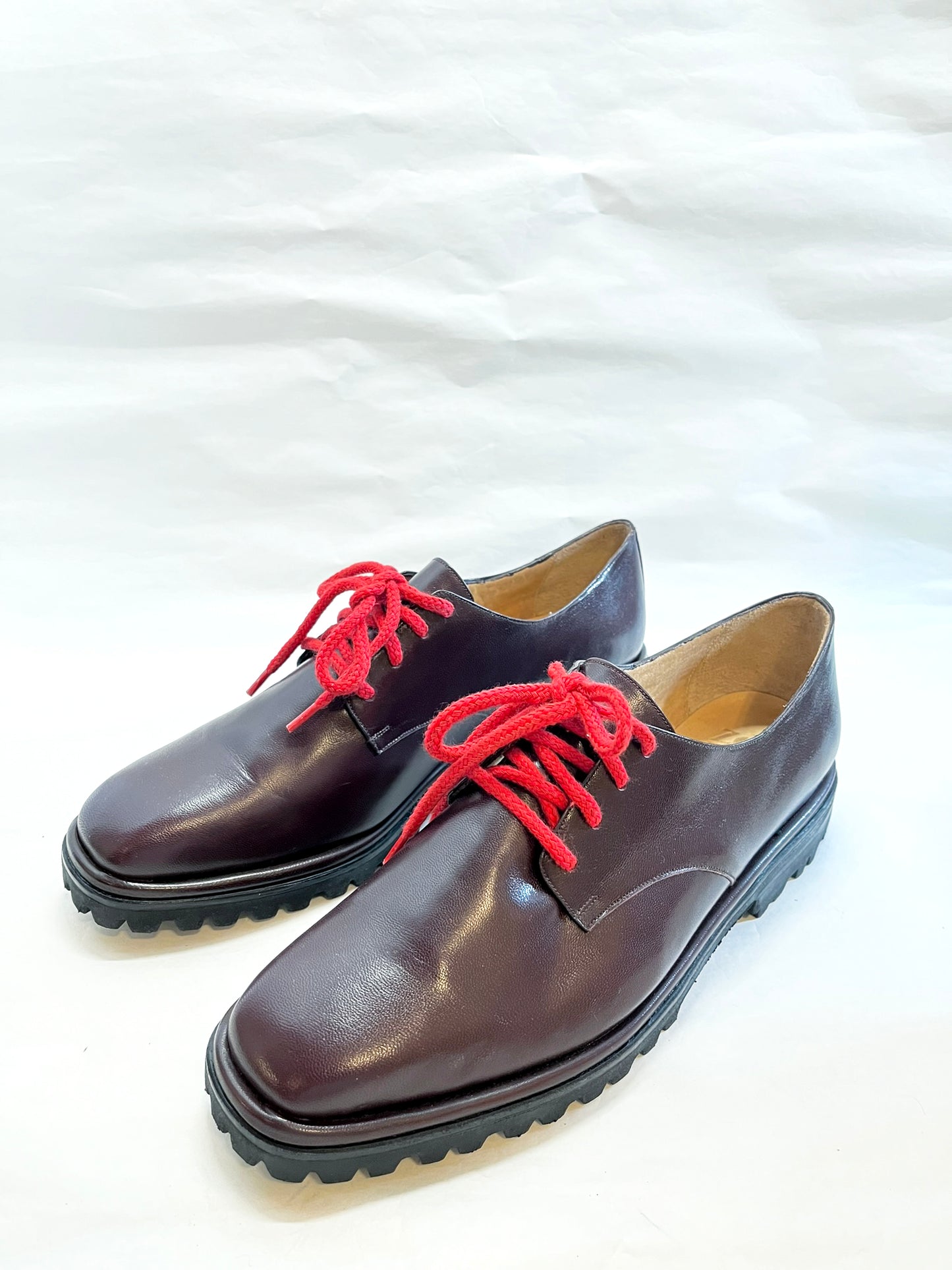 Lydia Lace Up in Pinot Size 40