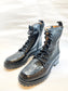 Low Roma Boot in Black Croc Size 40