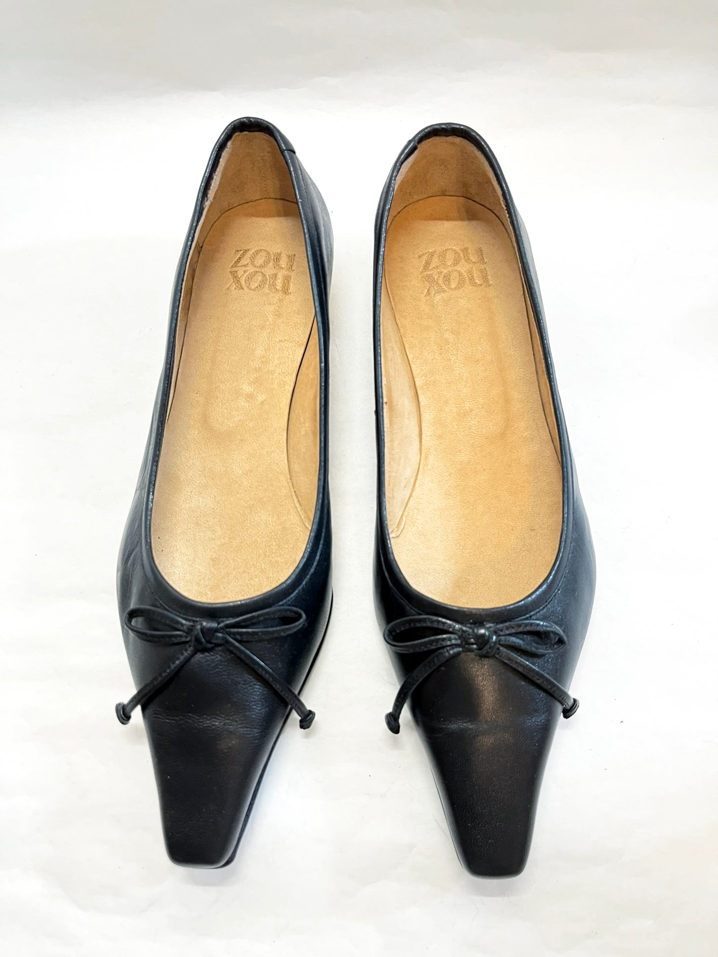Ema Bow Flat in Black Size 37