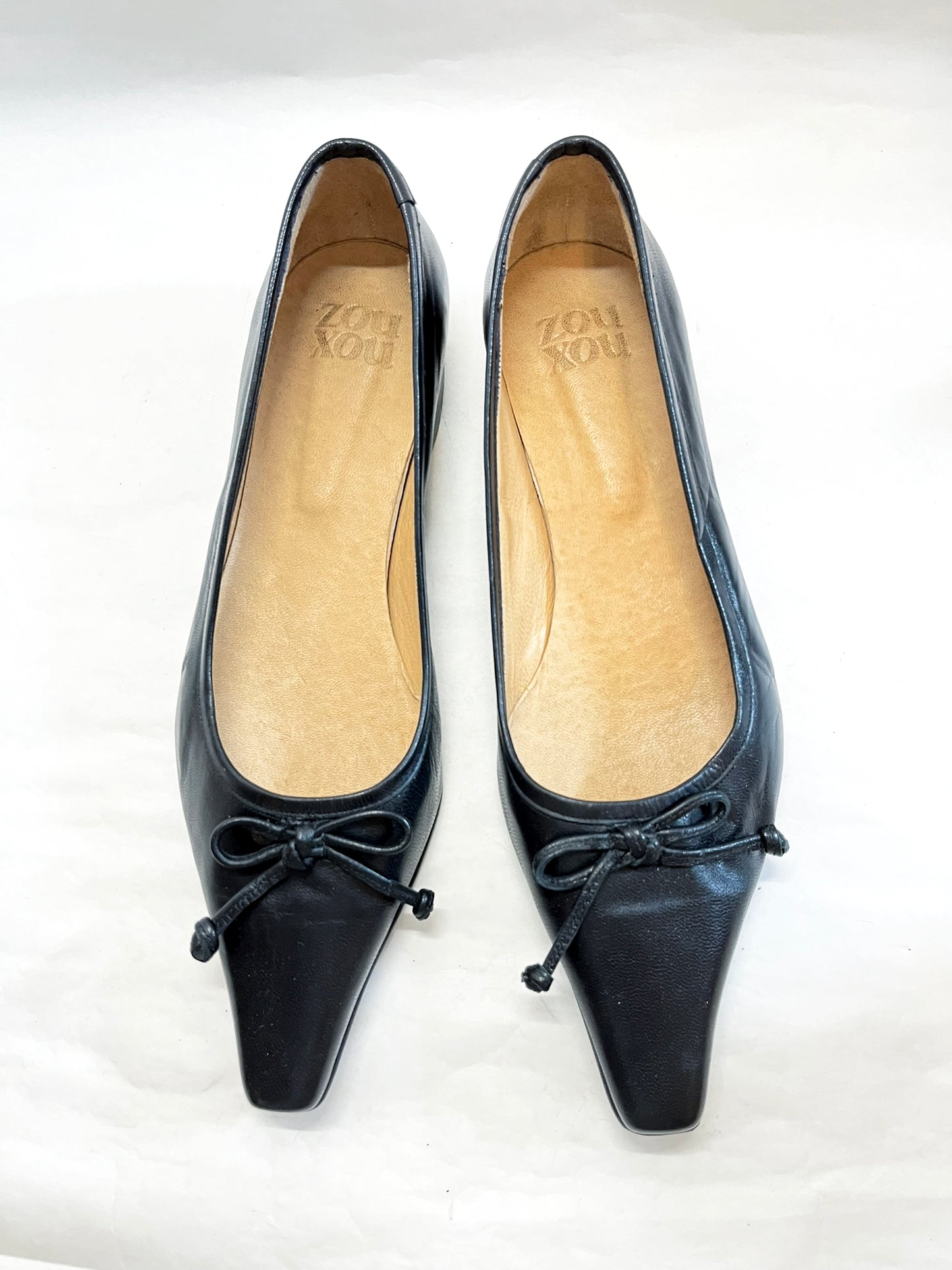 Ema Bow Flat in Black Size 39