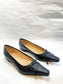 Ema Bow Flat in Black Size 41