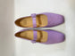 Eugenia Flat in Lilac Size 42