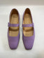 Eugenia Flat in Lilac Size 40