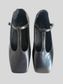 Juana T-Strap in Black kidskin size 38