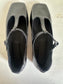 Juana T-Strap in Black kidskin size 37