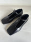 Juana T-Strap in Black kidskin size 38