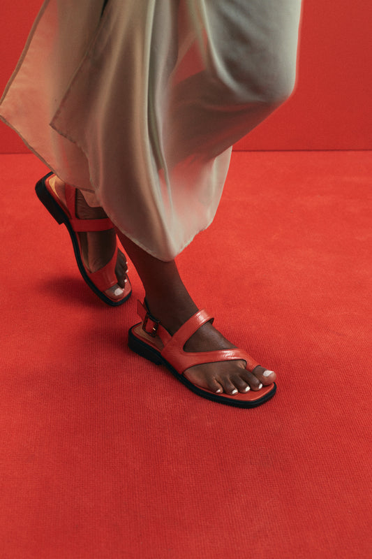 Anto Sandal in Tomato Size 39
