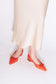 Ema Bow Ballet Flat in Tomato