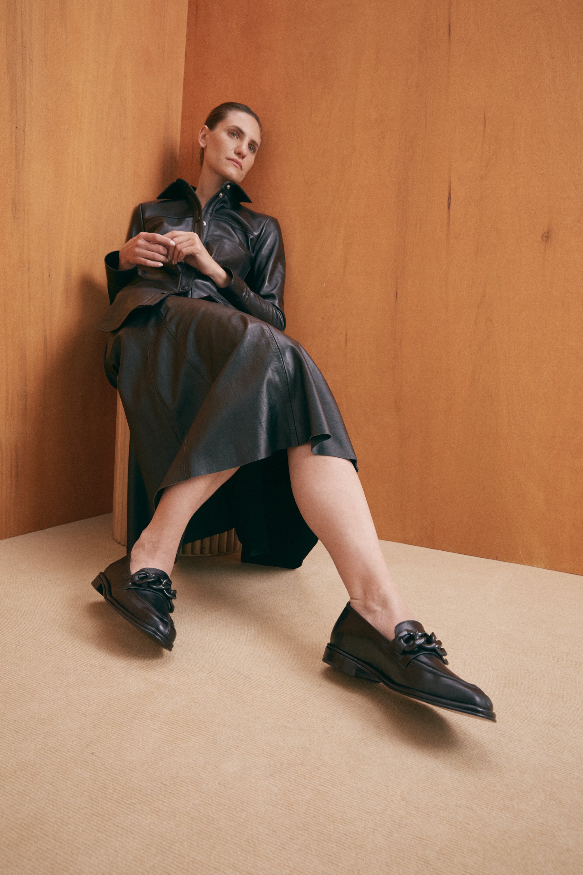 Alma Loafer in Black/Black – ZOU XOU