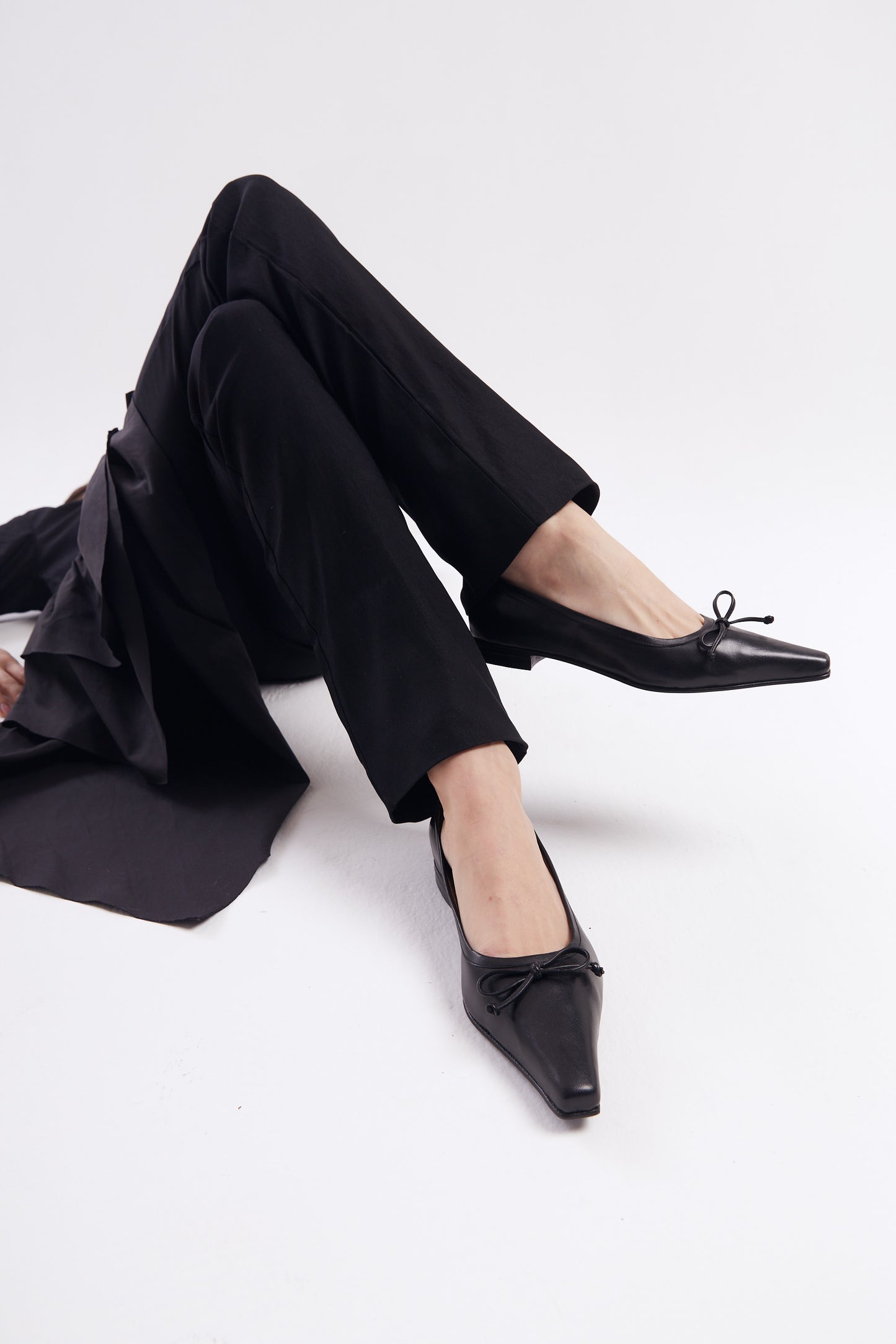 Ema Flat in Black Size 40