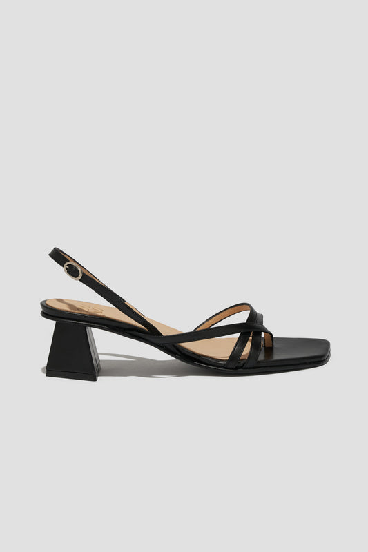 Luz Strappy Sandal in Black