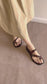 Anto Slingback Thong Sandal Plum