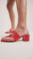 Una Thong Sandal in Tomato