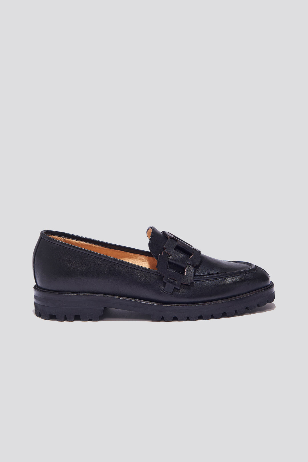 ZOU XOU Women\'s Black Slip On Leather Loafers Size 41 Trini Loafer in Black – ZOU XOU main image 4